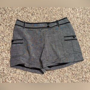 White House Black Market Gray Tailored Dress Shorts